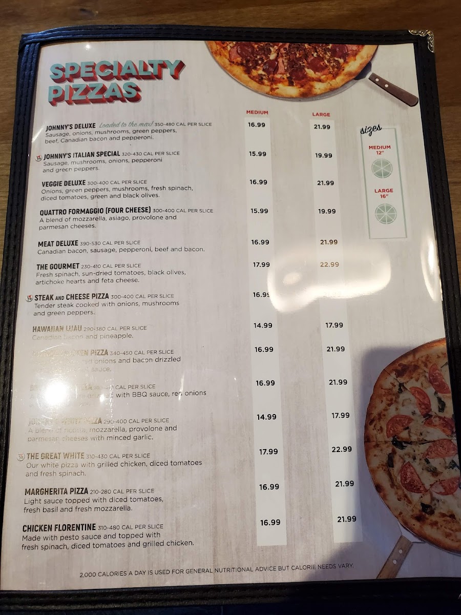 Menu Johnny Brusco's New York Style Pizza-10