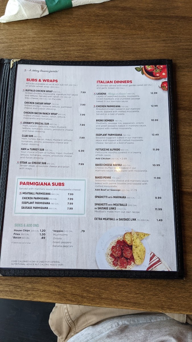 Menu Johnny Brusco's New York Style Pizza-6